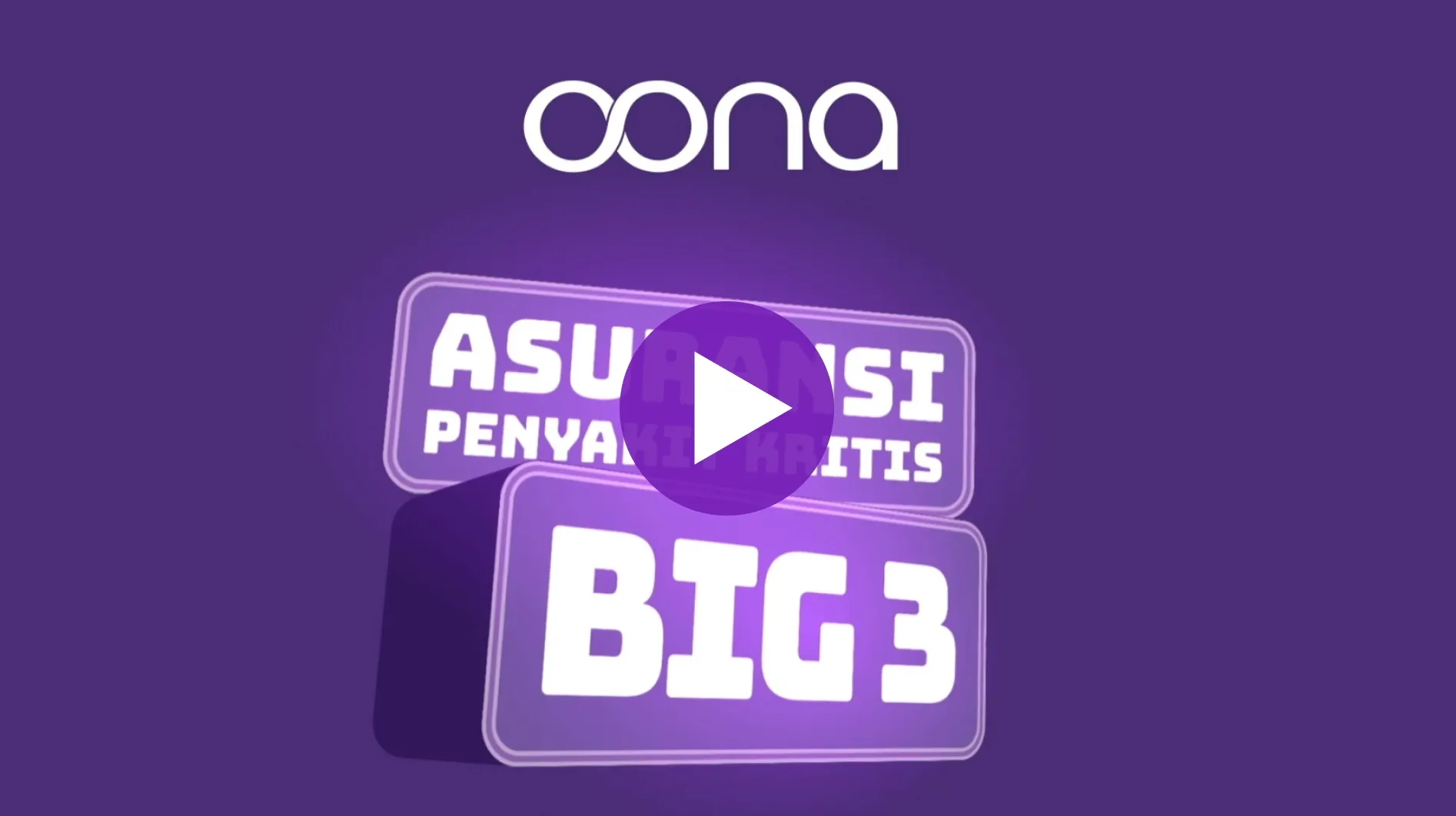 Perlindungi diri Anda dengan asuransi penyakit kritis Big3 Oona.