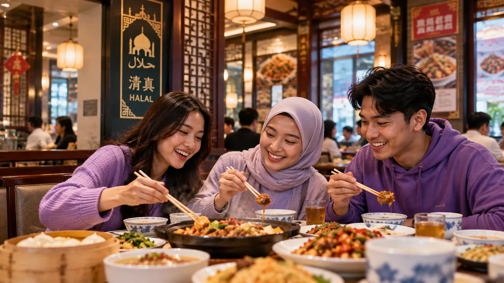 Wisatawan Muslim Indonesia di China