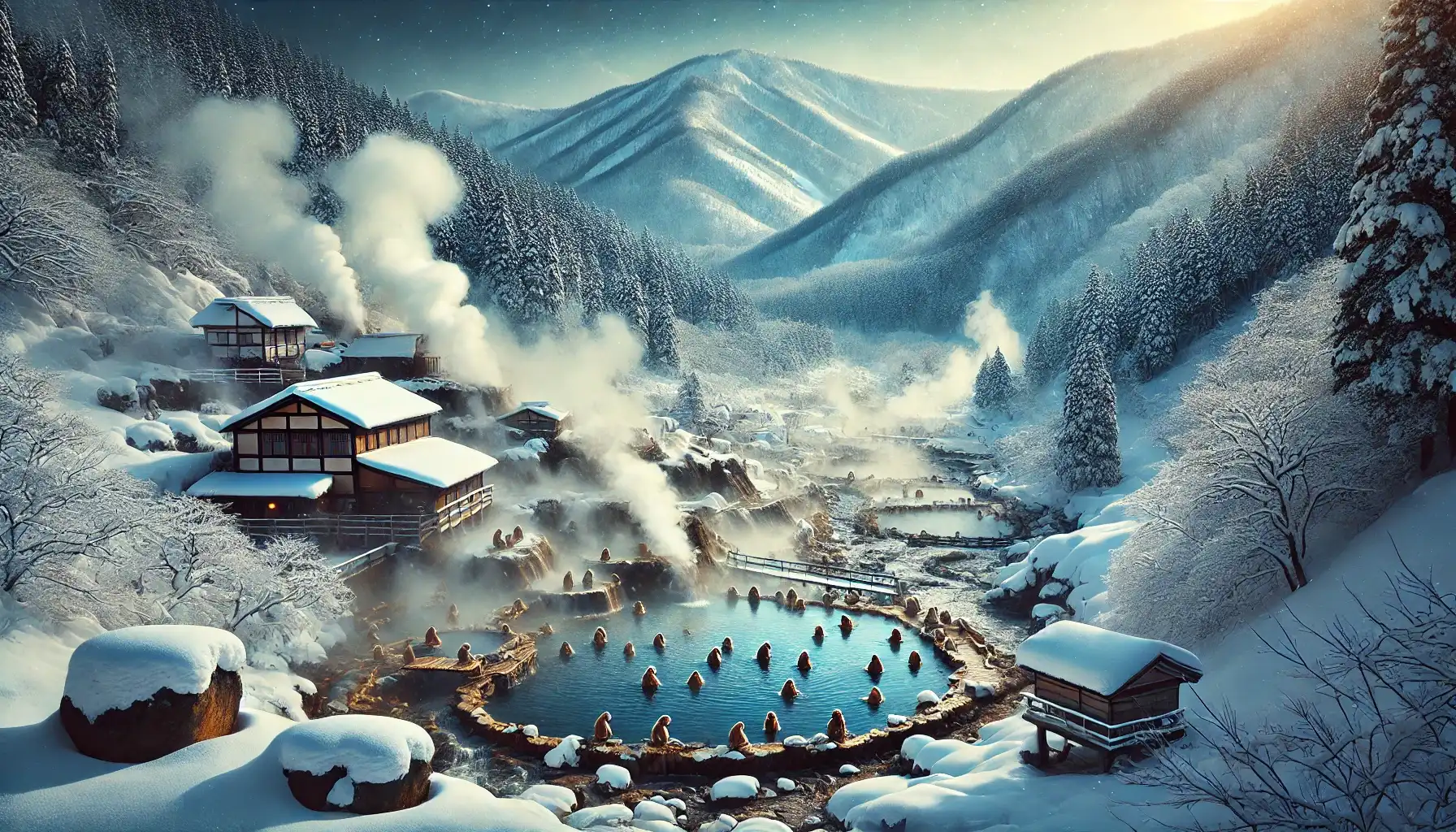 Onsen Jigokudani di Nagano