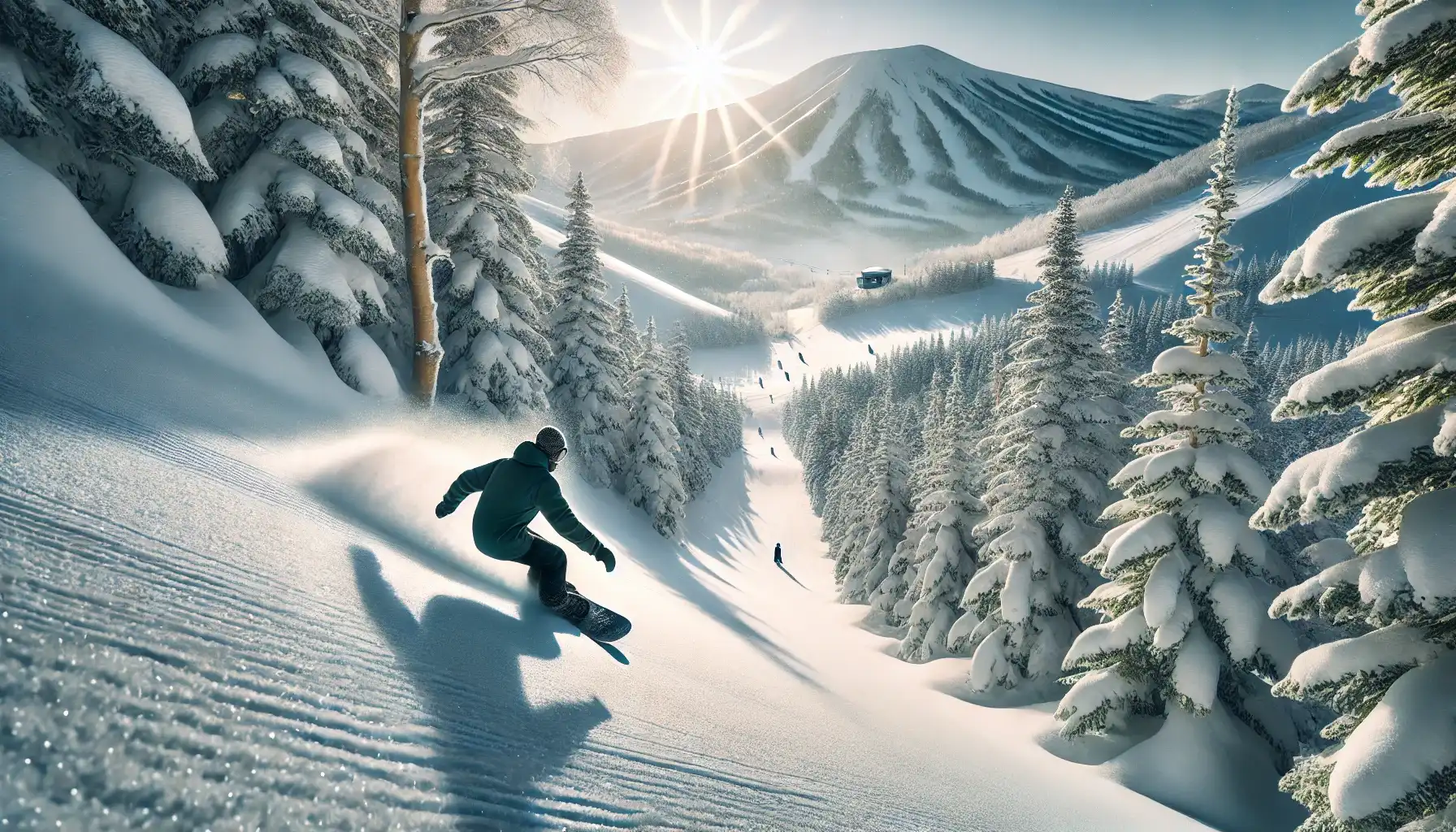 Snowboarding di Niseko