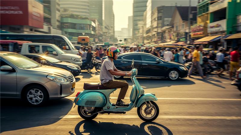 Tips asuransi motor harian di kota besar